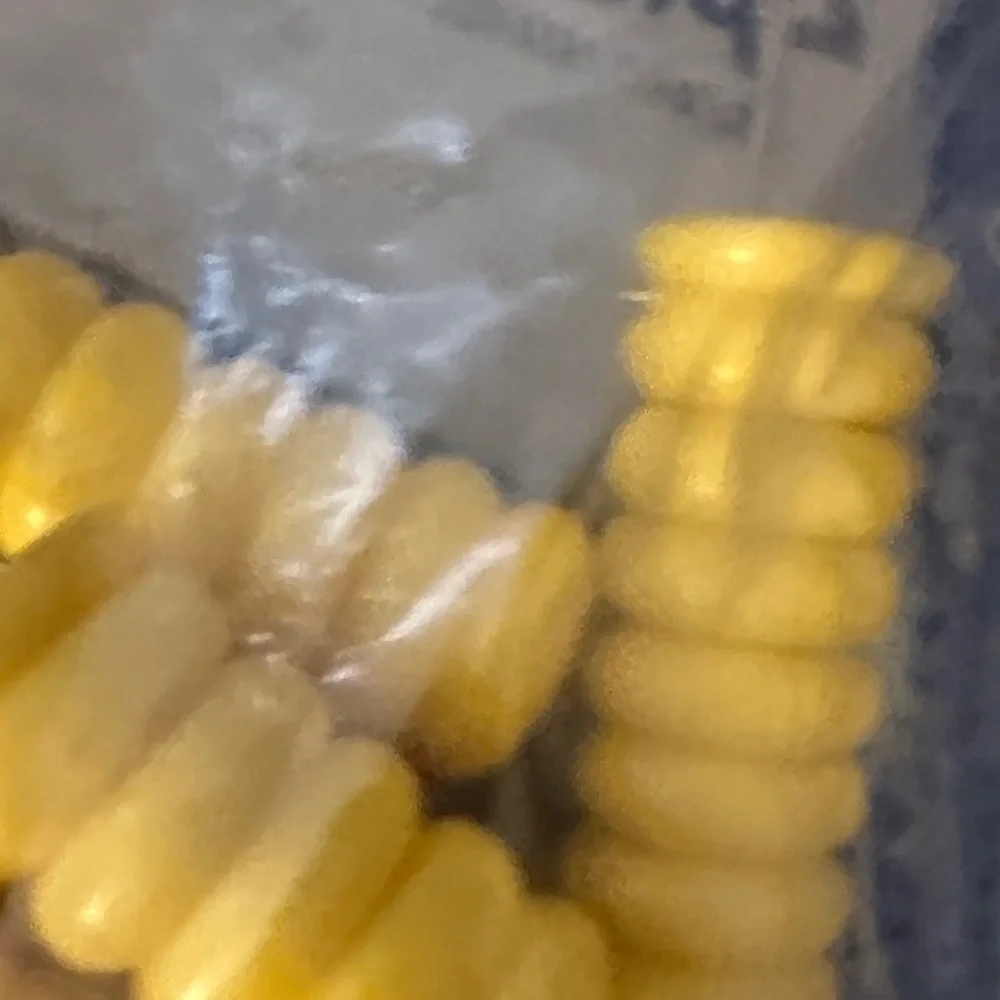 Yellow Plastic corn on cob holders set of six